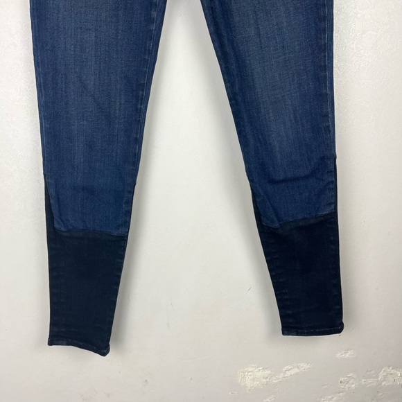 J Brand Snowbird Knit Cuff Skinny Jeans Dark Blue Size 28 Photo Ready - Picture 4 of 13